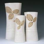 Andrea Cundell Ceramics – Leaf Vases