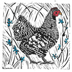 Sally Parkin – Maran Chicken Linoprint
